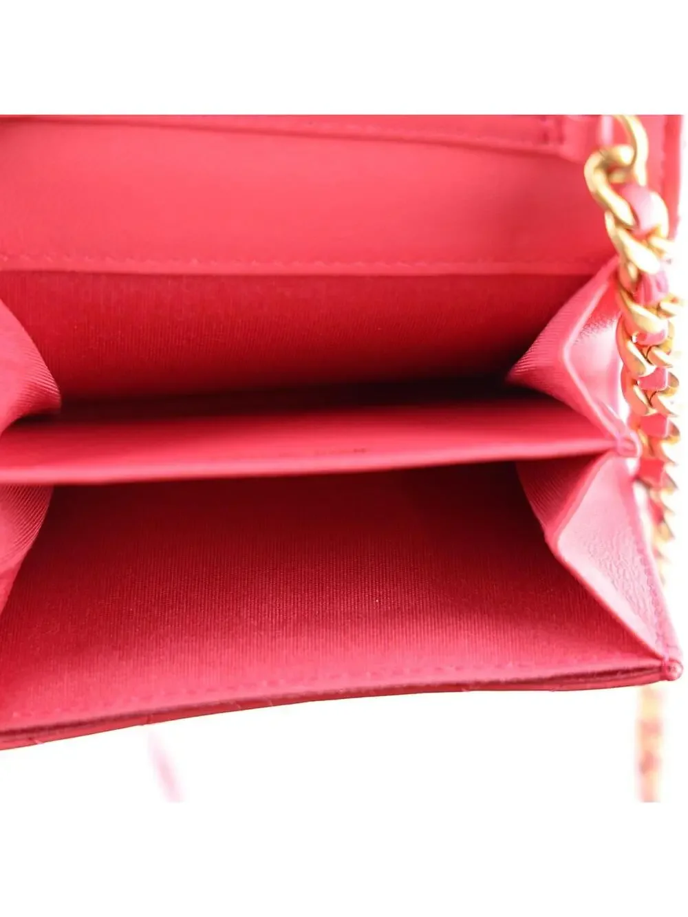 Lambskin Quilted Chanel 19 Flap Coin #328414C19B